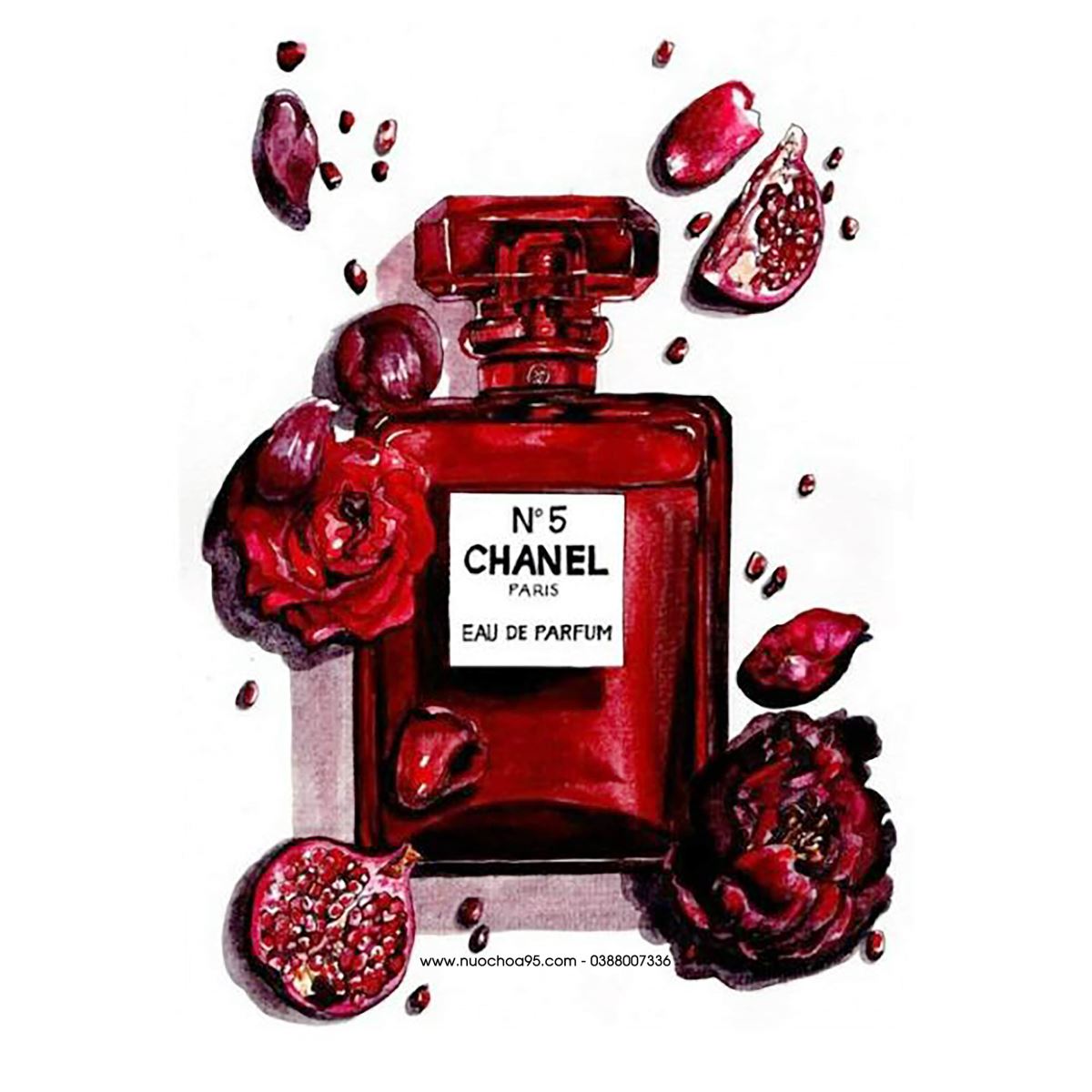 Chanel no 5 online red